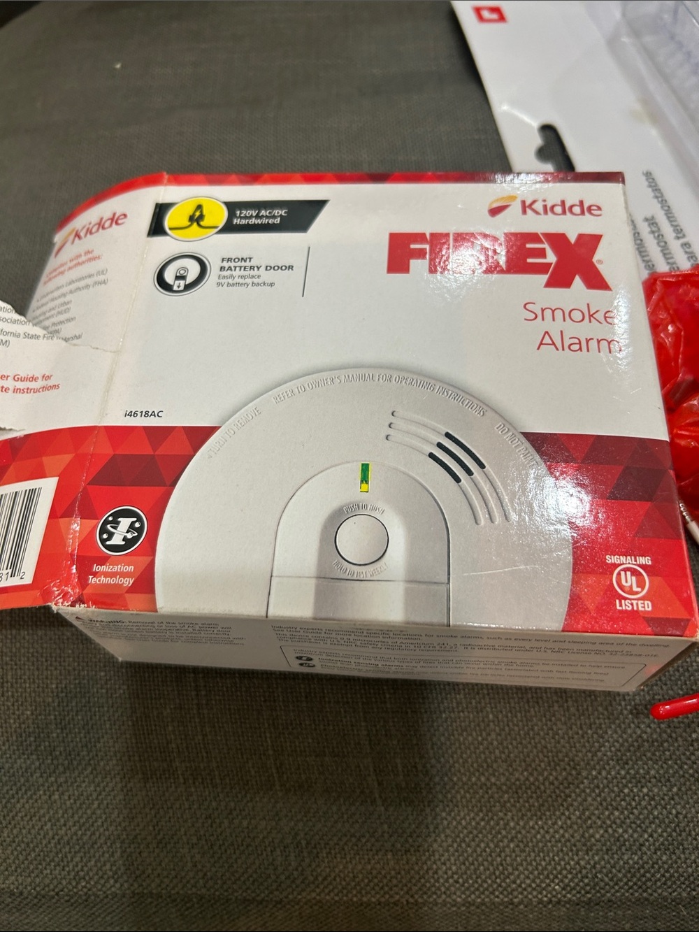 Kidde White Smoke & Carbon Monoxide Alarm - Dual Sensor, Battery Backup - Picture 5 of 7